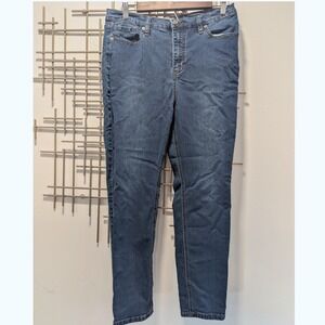 Free People High‎ Rise Skinny Jeans Medium Wash Stretch Denim Women's Size 31